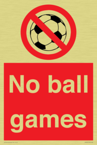 No Ball Games